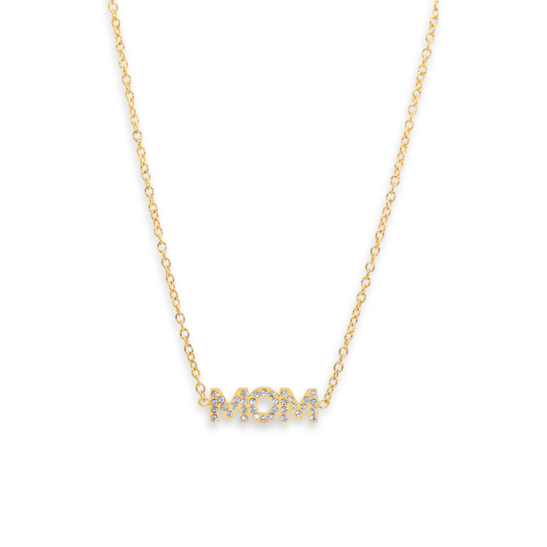 The Mom Nameplate Necklace
