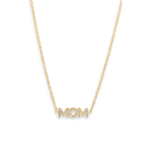 The Mom Nameplate Necklace