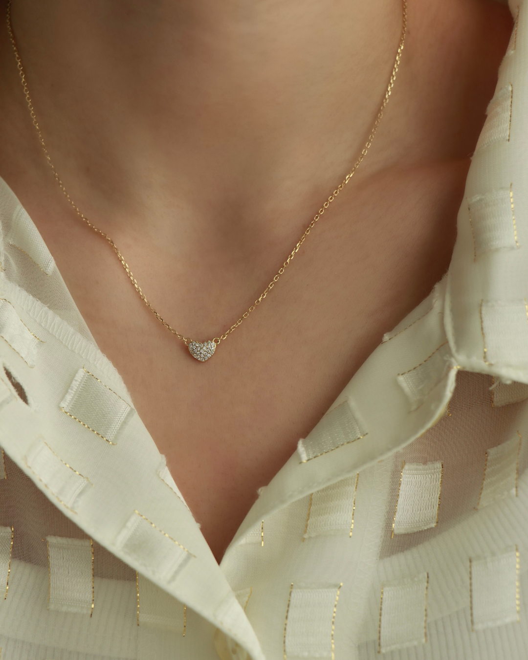 The Freya Dainty Heart Necklace