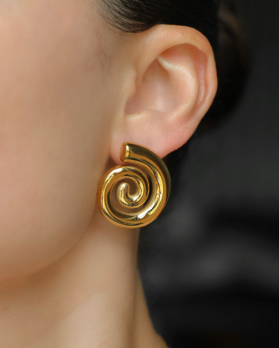 The Harper Spiral Earrings