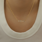 The Mom Nameplate Necklace