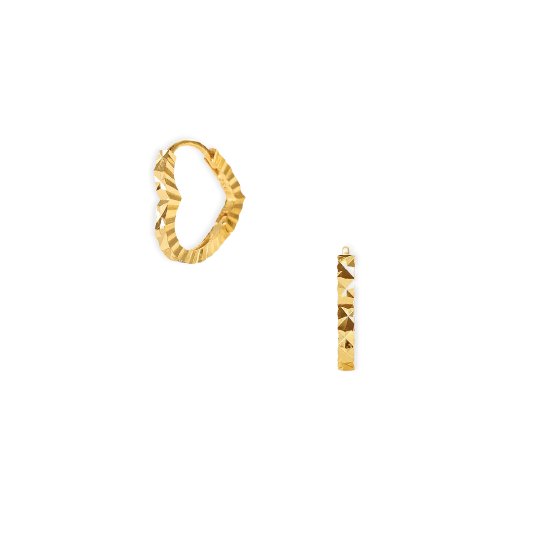 The Nayeli Heart Shaped Earrings