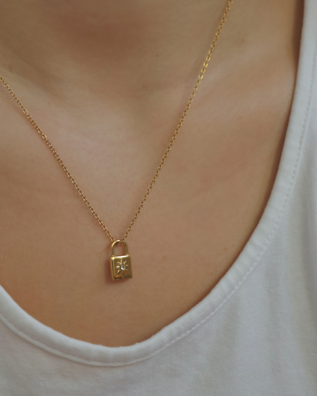 The Norma Celestial Lock Necklace
