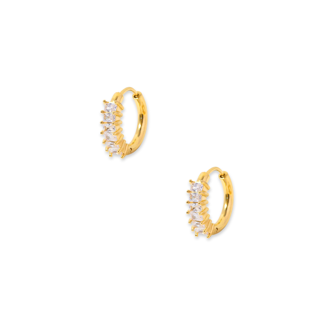 The Odette Baguette Stone Huggies