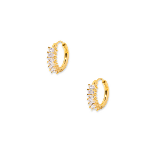 The Odette Baguette Stone Huggies