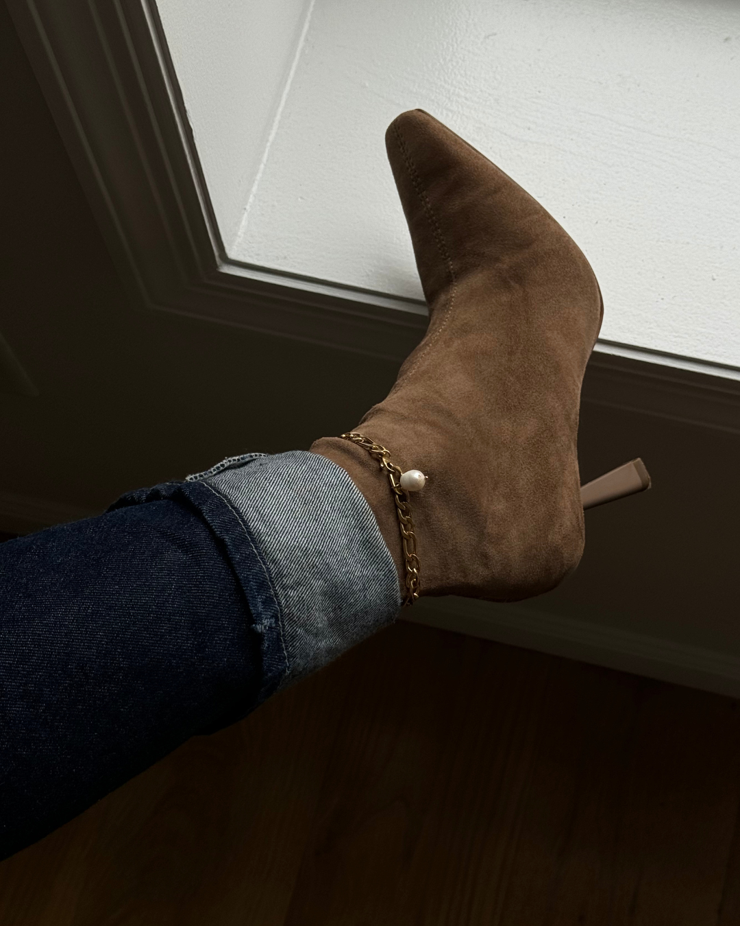 The Peyton Pearl Anklet