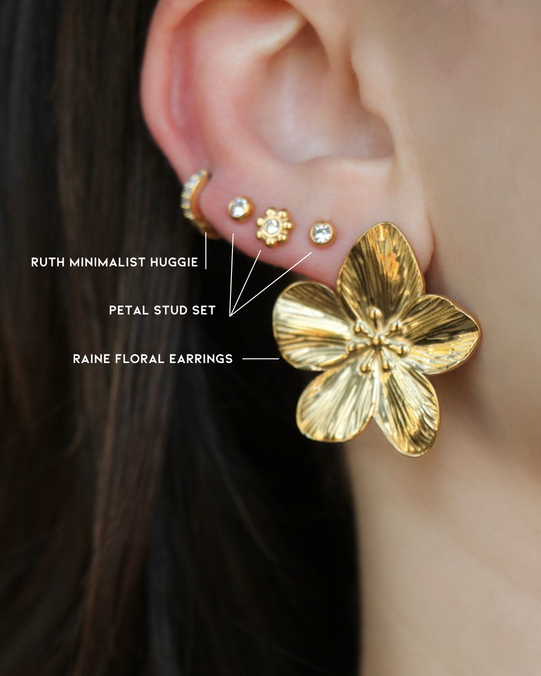 The Raine Floral Earrings