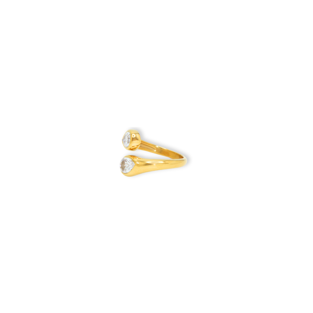 The Riley Pear Stone Ring