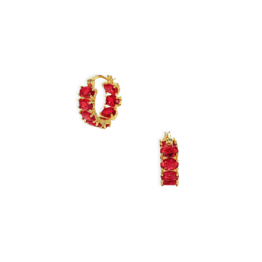 The Sabrina Oval Stone Earrings