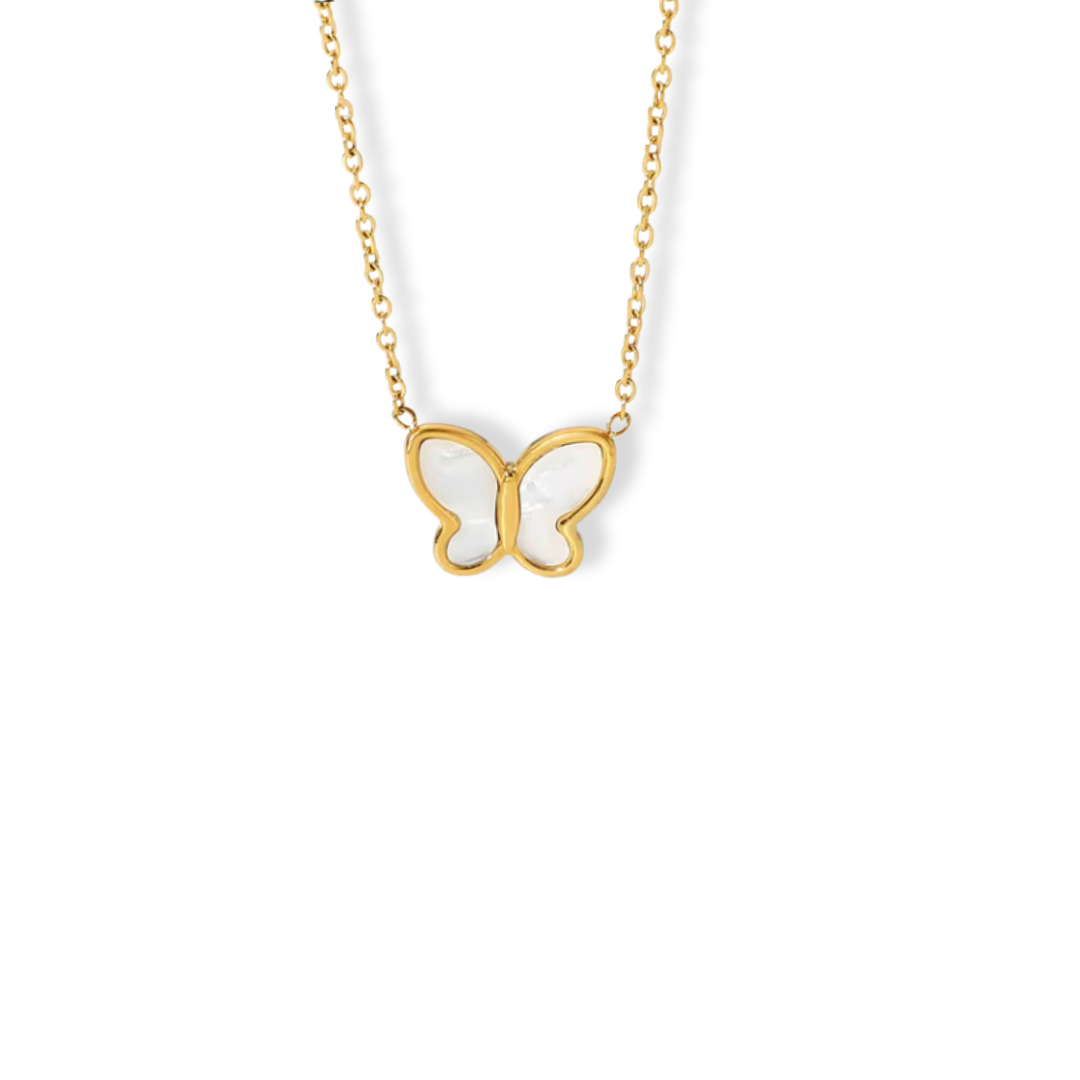 Wings Mother of Pearl Necklace
