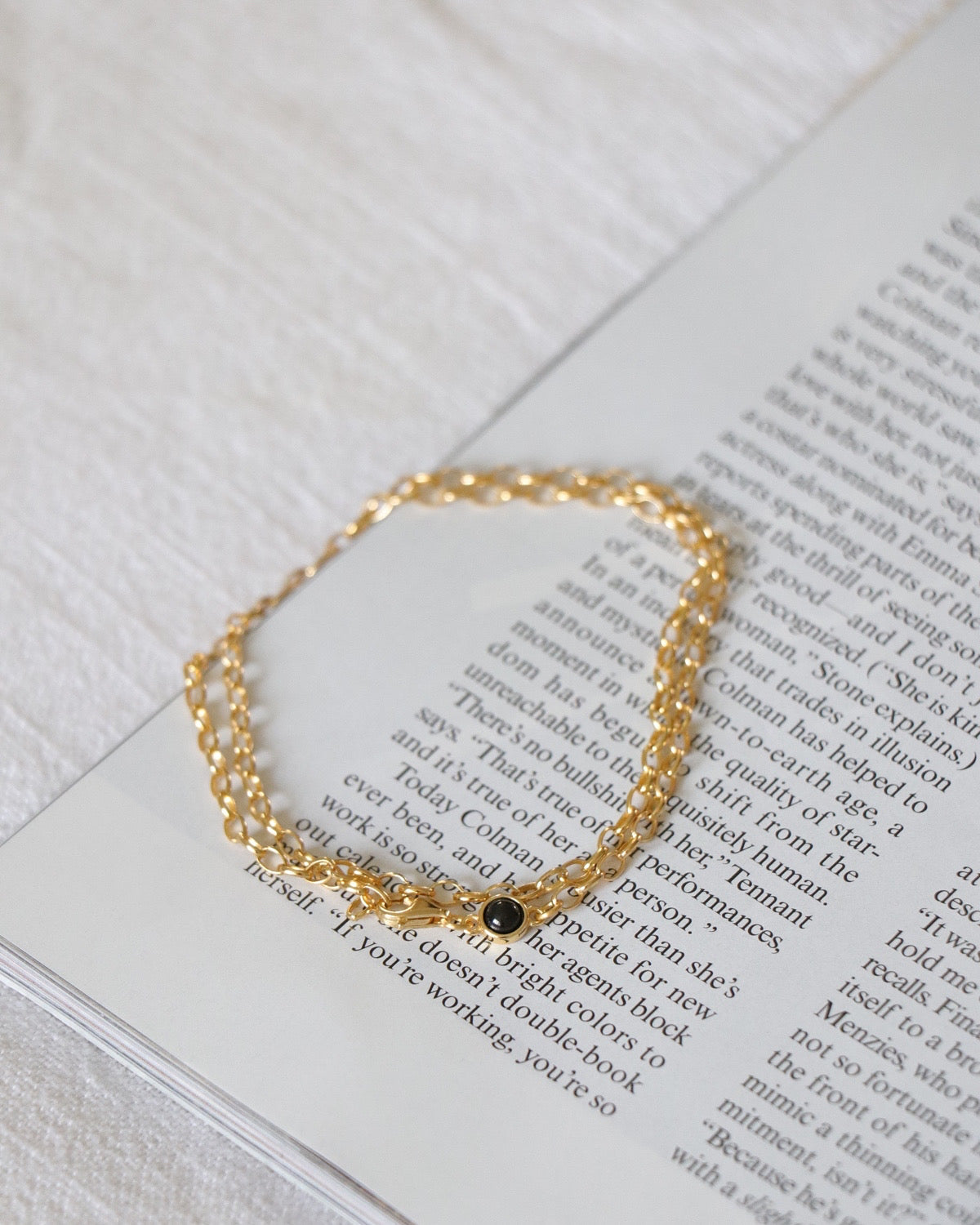 The Double Wrap Link Bracelet