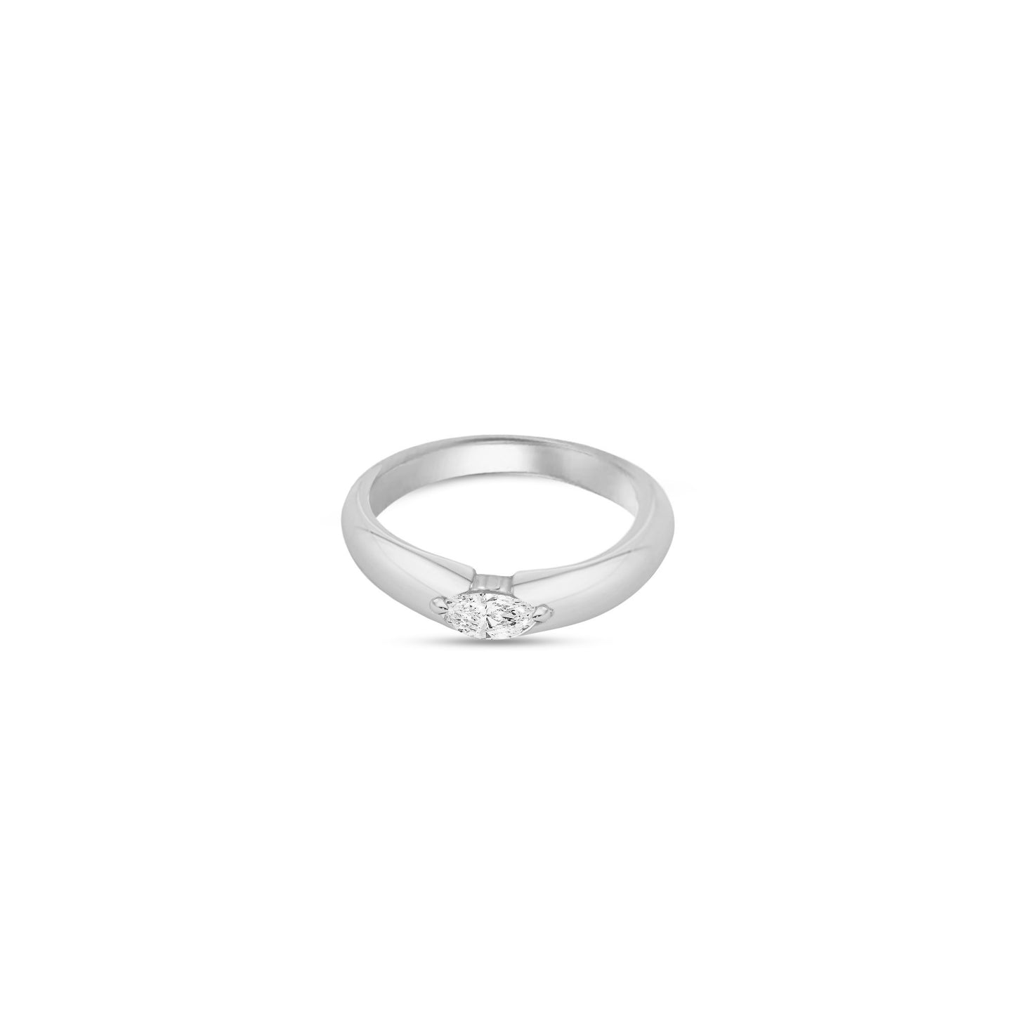 The Tulip Oval Stone Ring