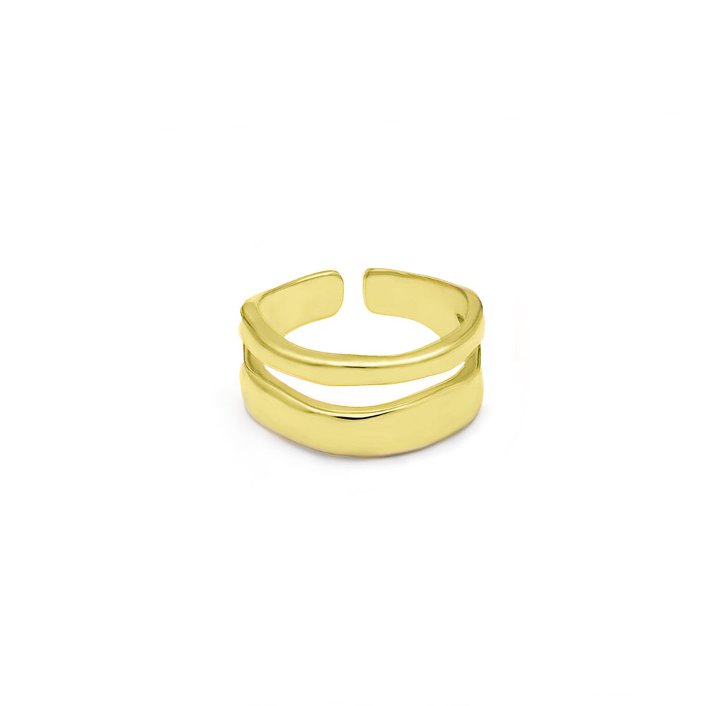 The Hammered Double Ring