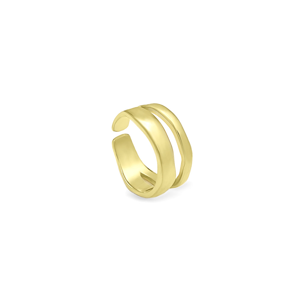 The Hammered Double Ring