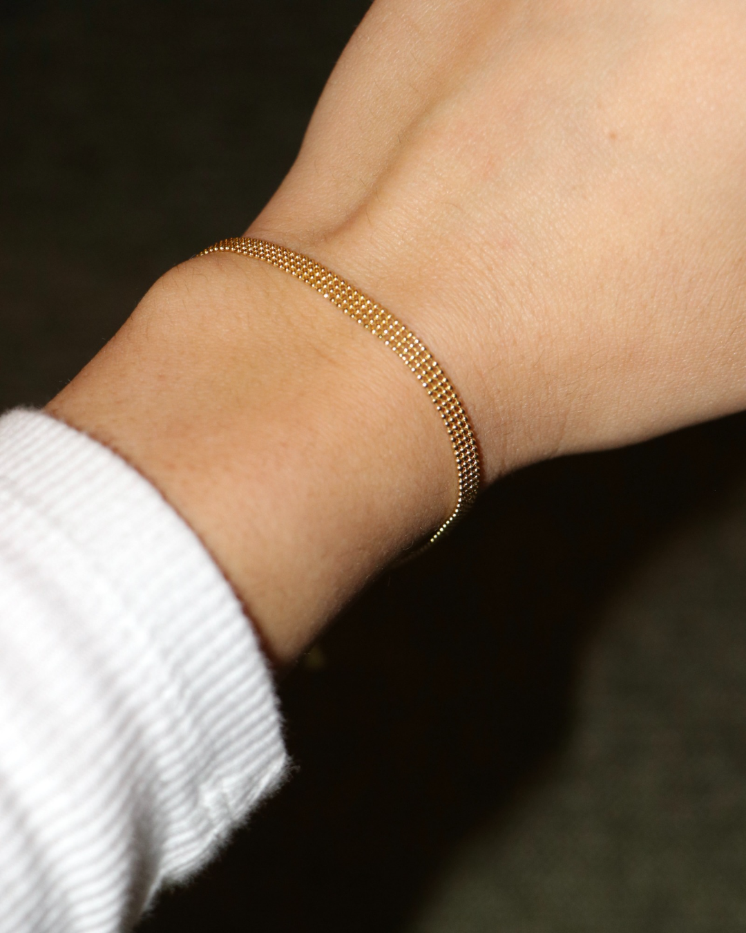 The Arlo Beaded Ball Bracelet