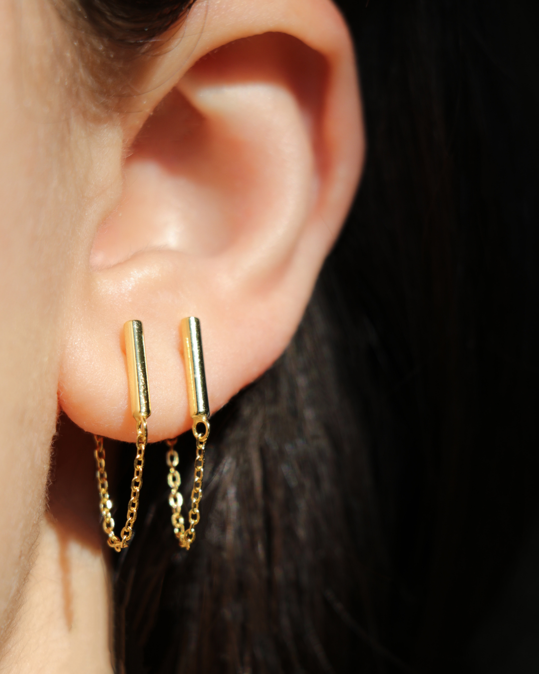 The Camille Chain Earrings