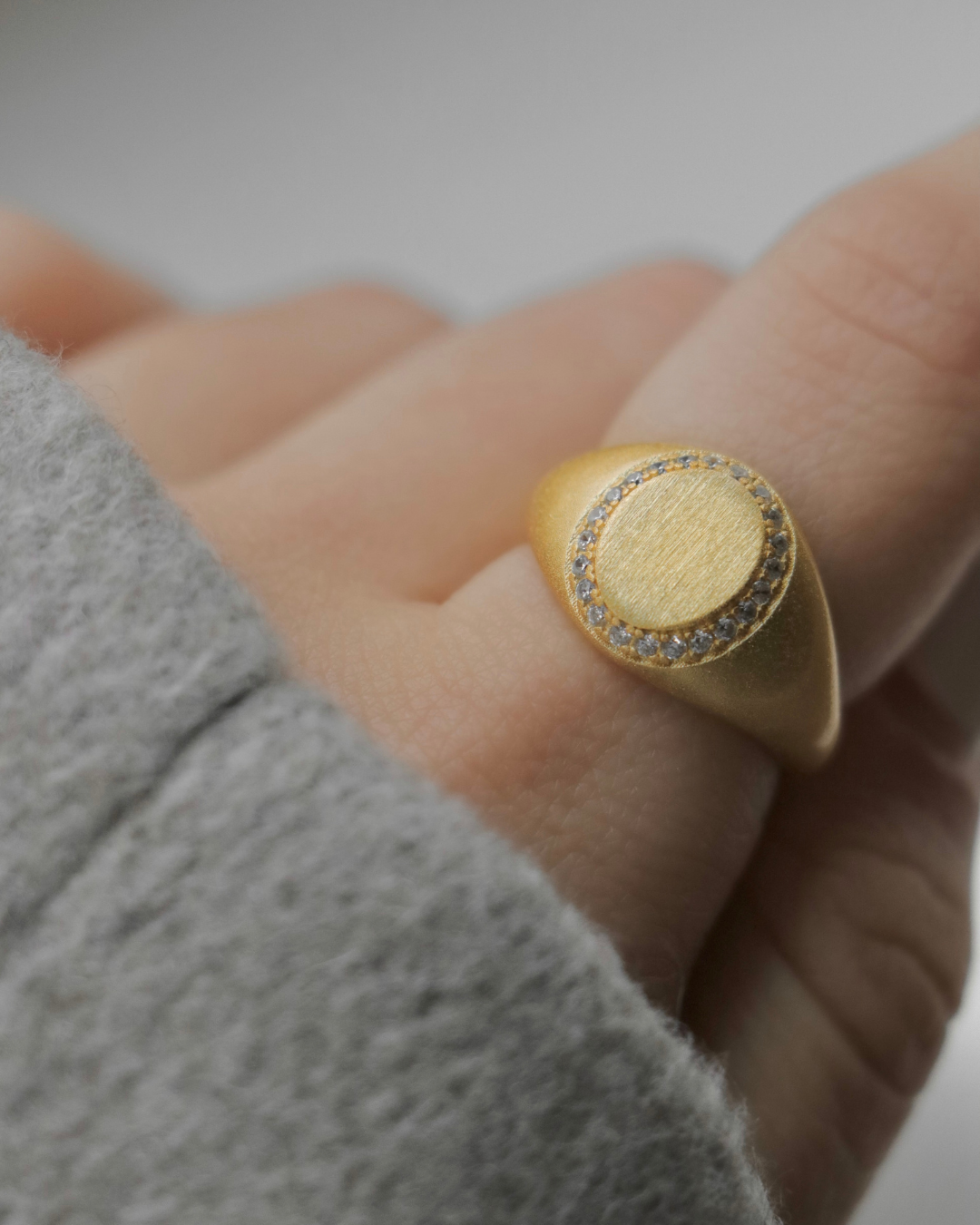 The Dawn Stone Signet Ring