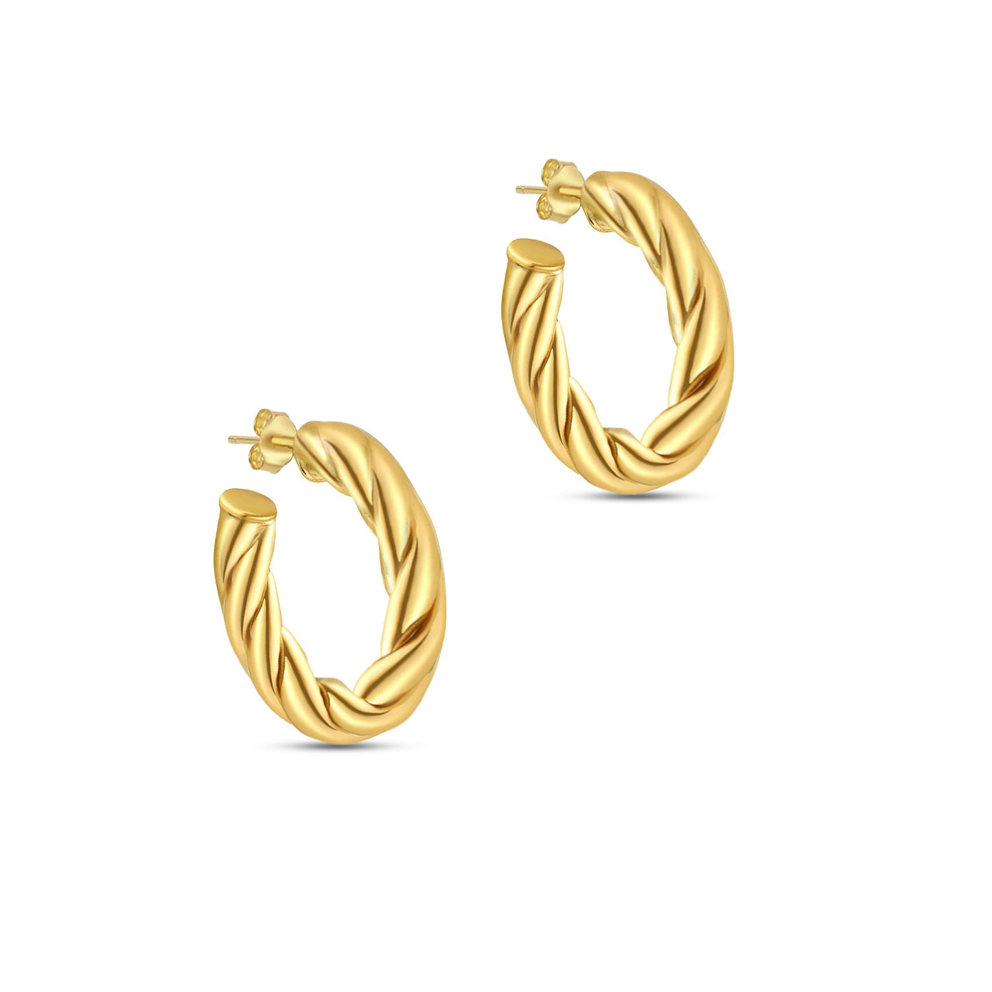 The Hailey Chunky Hoops