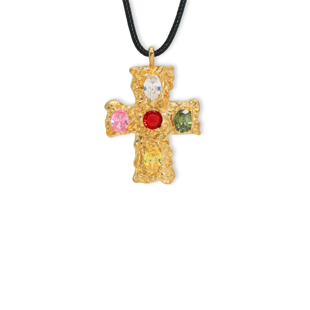 The Eve Stone Cross Necklace