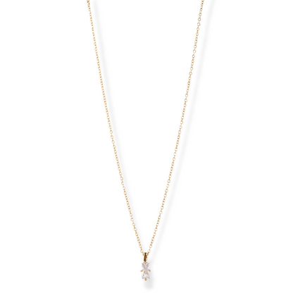The Isla Baguette Pendant Necklace