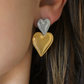 The Olivia Double Heart Earrings