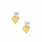 The Olivia Double Heart Earrings