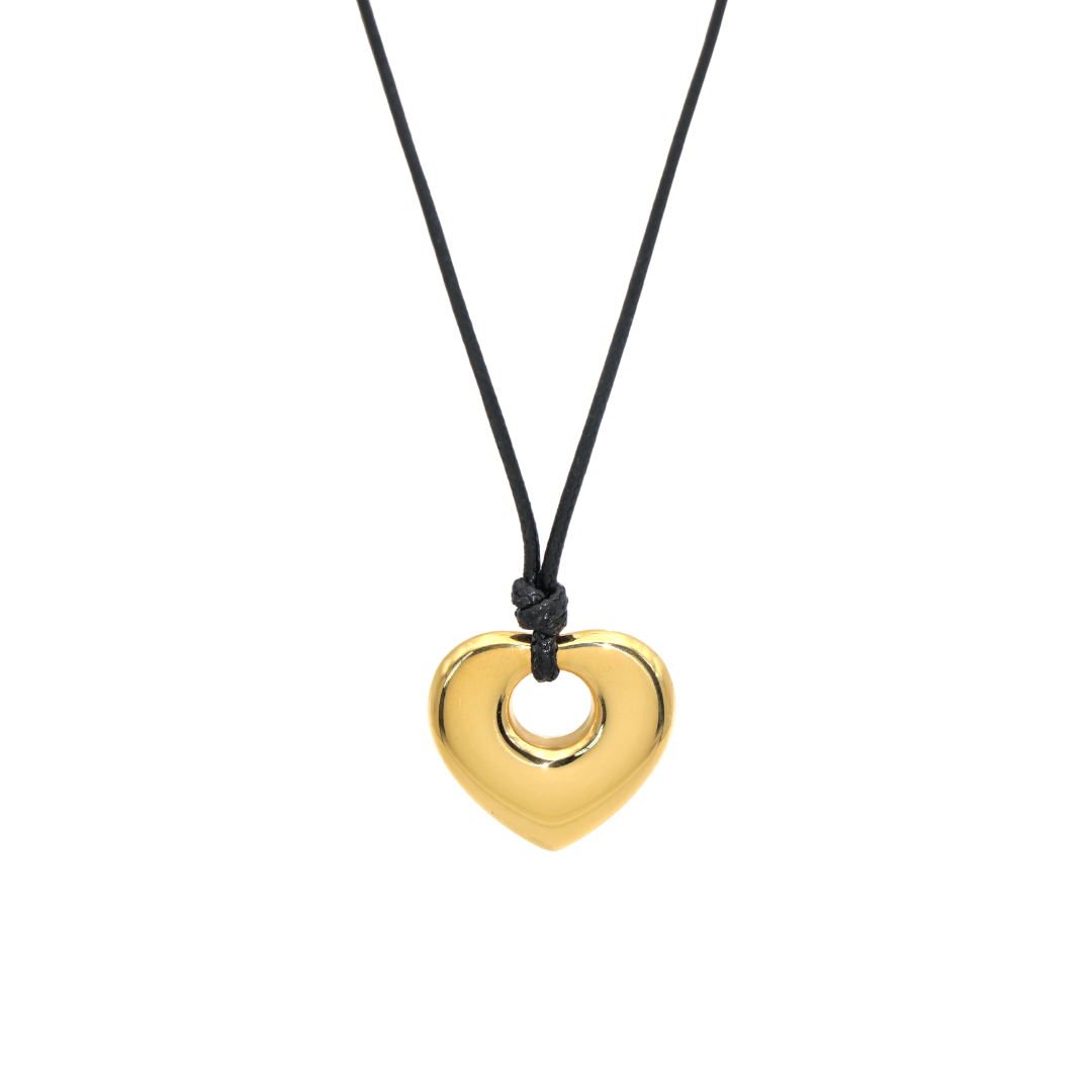 The Gwen Corded Heart Necklace