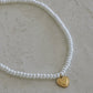 The Priscilla Pearl Heart Necklace