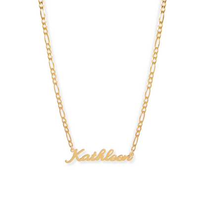 The Kathleen Figaro Chain Nameplate Danielle Jonas