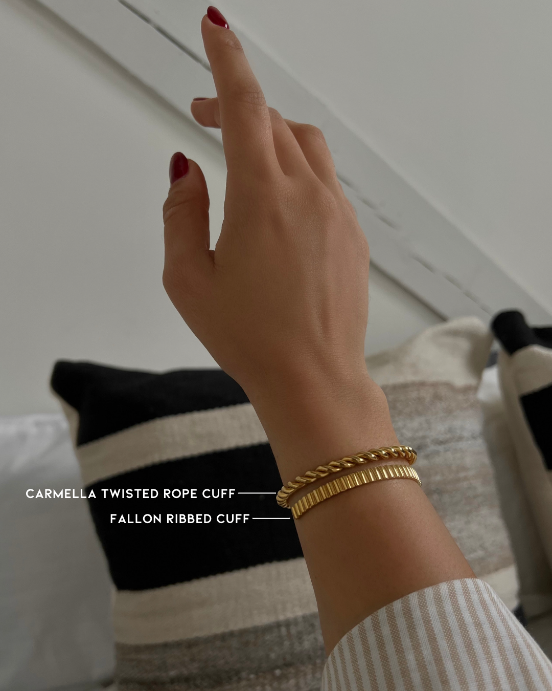 The Carmella Twisted Rope Cuff