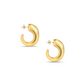 The Nicolette Crescent Hoops