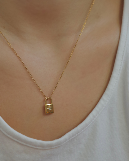The Norma Celestial Lock Necklace