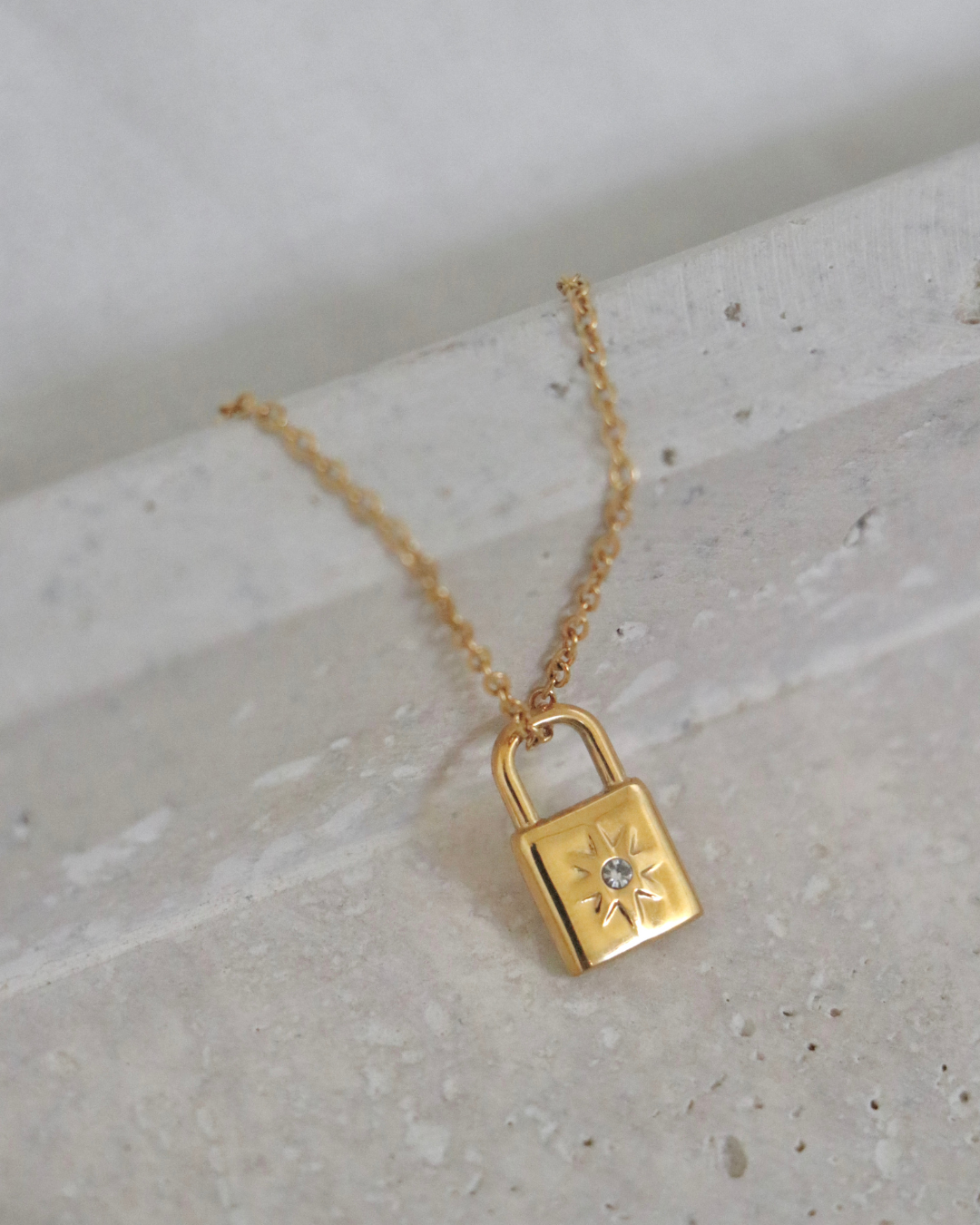 The Norma Celestial Lock Necklace