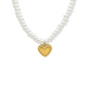 The Priscilla Pearl Heart Necklace