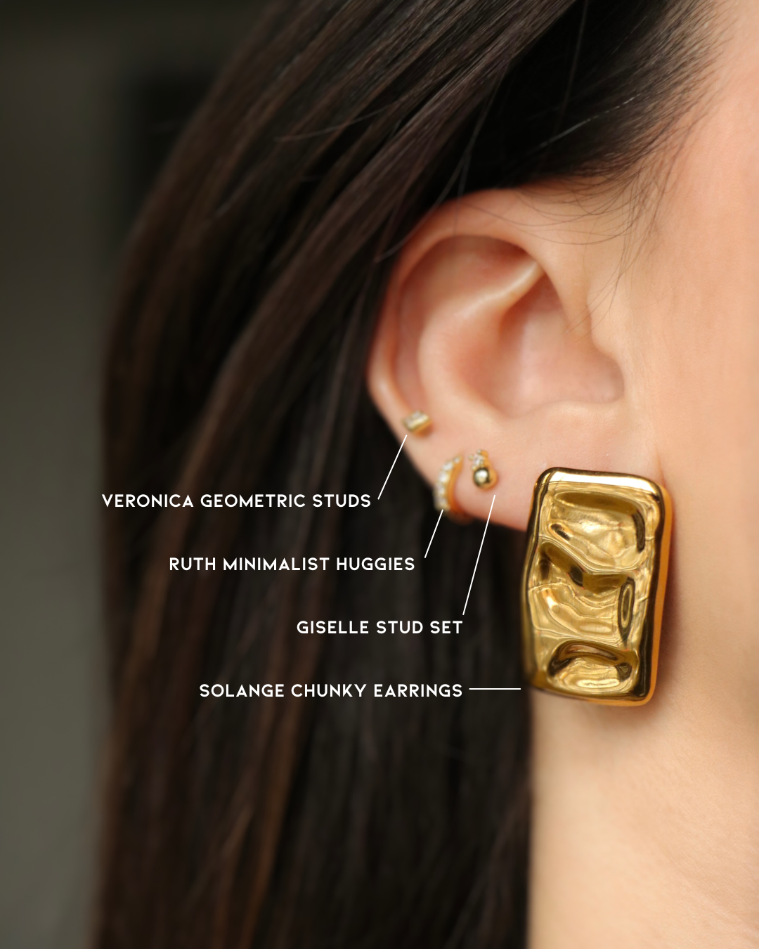 The Solange Chunky Earrings