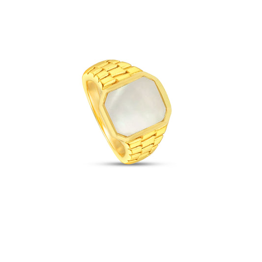 The Billie Square Signet Ring