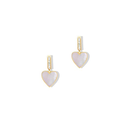 The Cordelia Heart Earrings