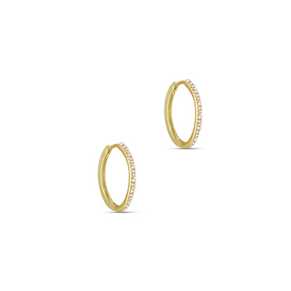 The Alyea Diamond Hoops
