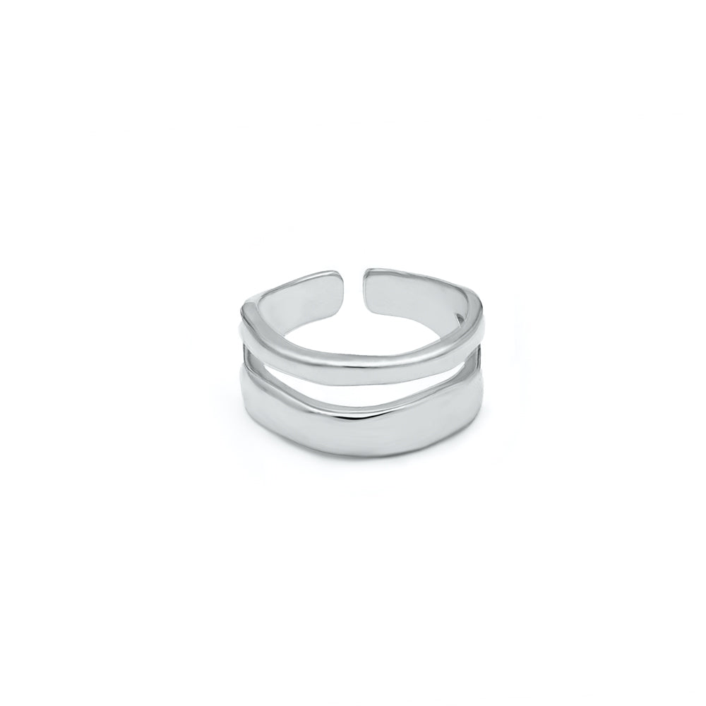 The Hammered Double Ring