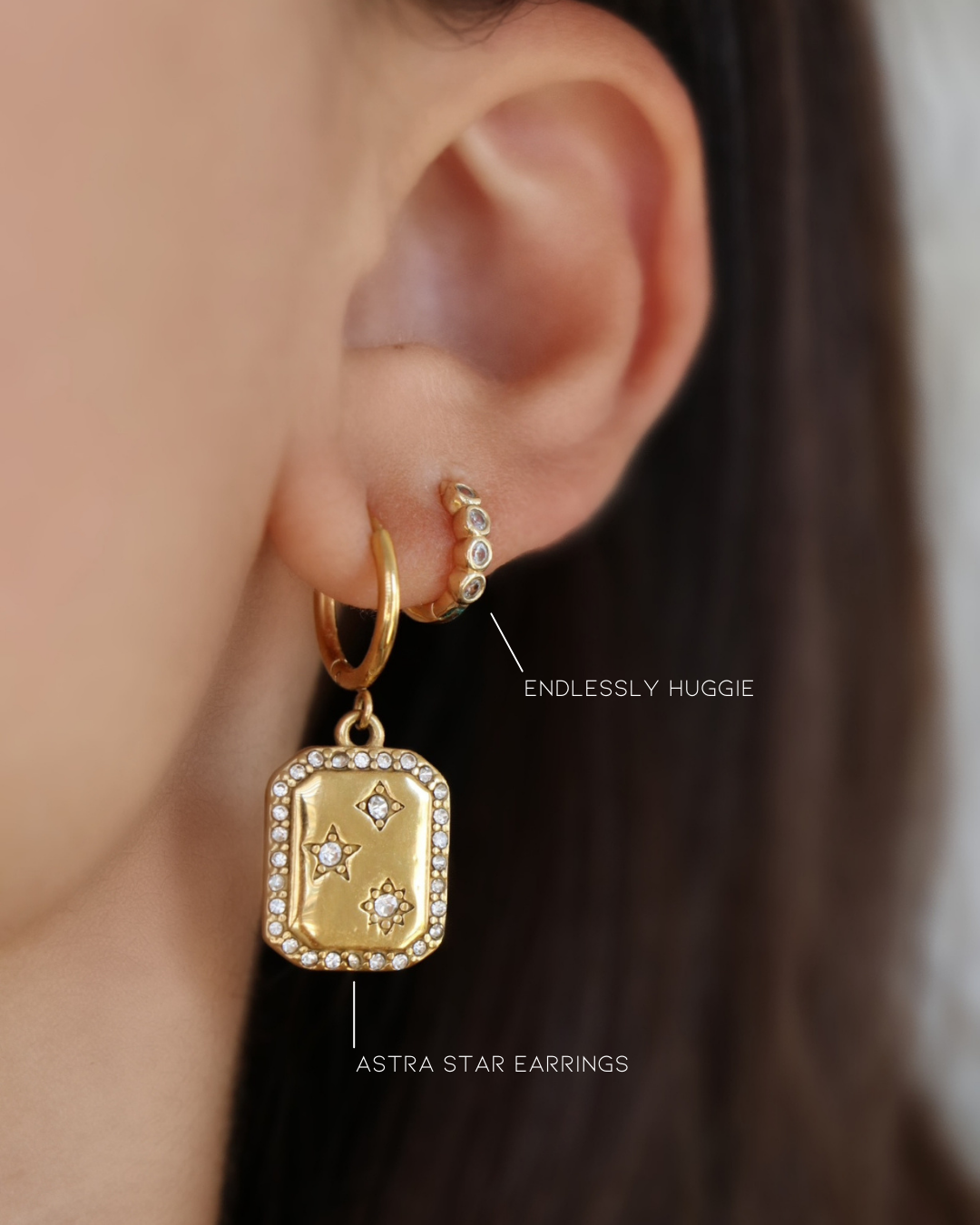 The Astra Star Earrings