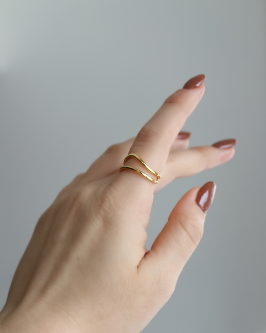 The Aurora Ribbed Ring – Danielle Jonas