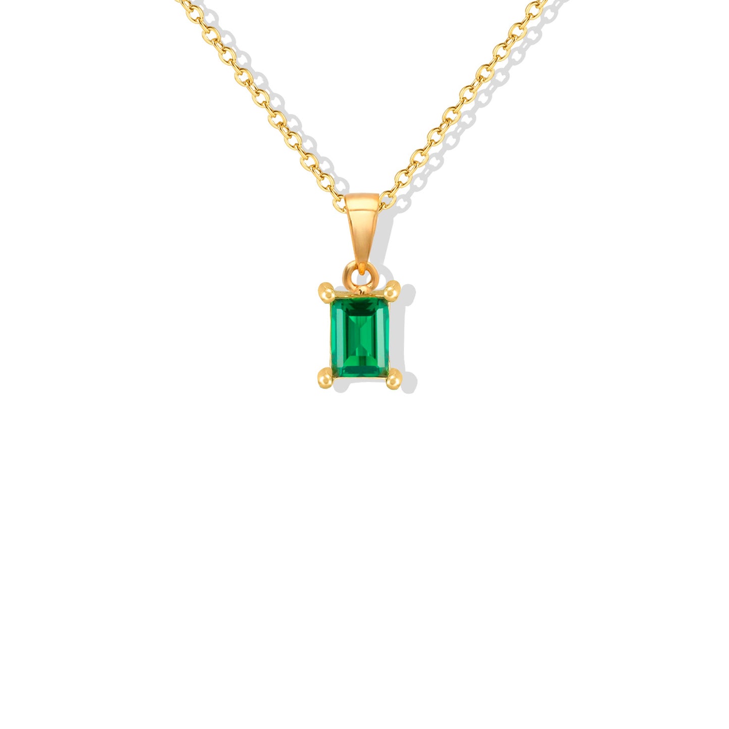 The Emerald Pendant Necklace