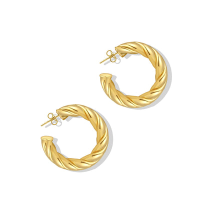 The Hailey Chunky Hoops