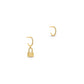 The Mason Lock Hoop Earring