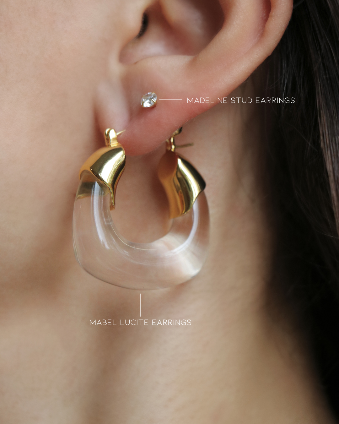 The Mabel Lucite Earrings