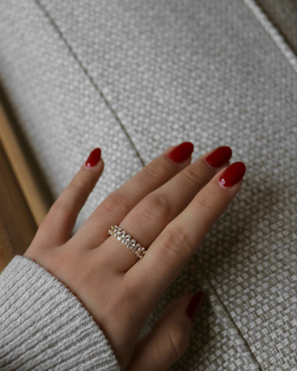 The Quinn Oval Stone Ring