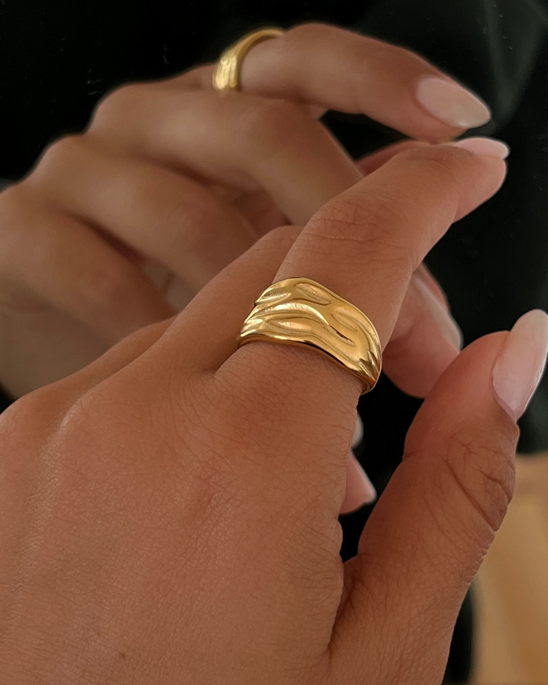 The Reese Textured Ring – Danielle Jonas